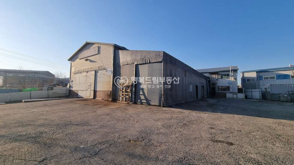 경기 광주시 도척면 경기광주 단독마당 보유 사무실 있는 198평 일반공장 임대 월세 매물번호 10095 사진 1
