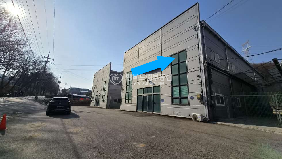 경기 광주시 도척면 진우리 경기광주 2차선변 내부사무실 있는 저렴한 창고 121평 창고임대 월세 매물번호 10111 사진 2